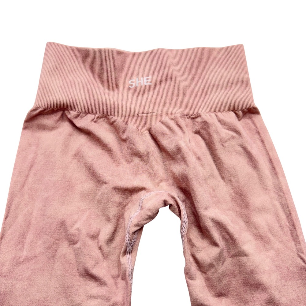 Darc Sport SHE Wolves Leggings Women's Small Pink Wolf Graphic 1 of 500 - Picture 5 of 10